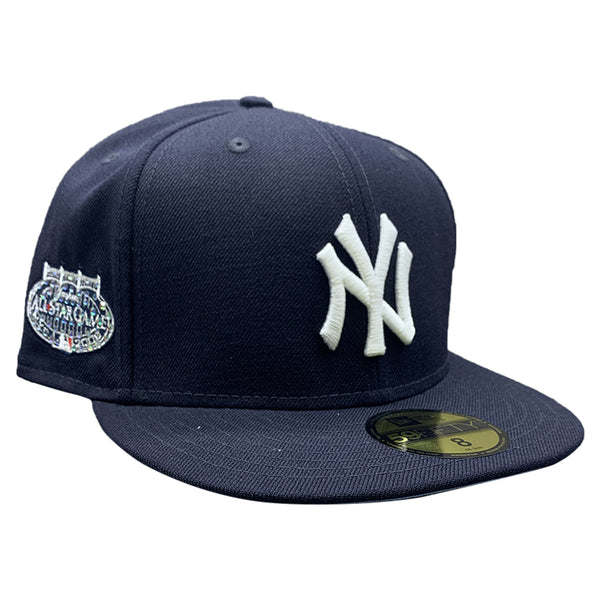 New Era New York Yankees Icy Side Patch 59fifty Fitted Hat Mens Style : 60180912