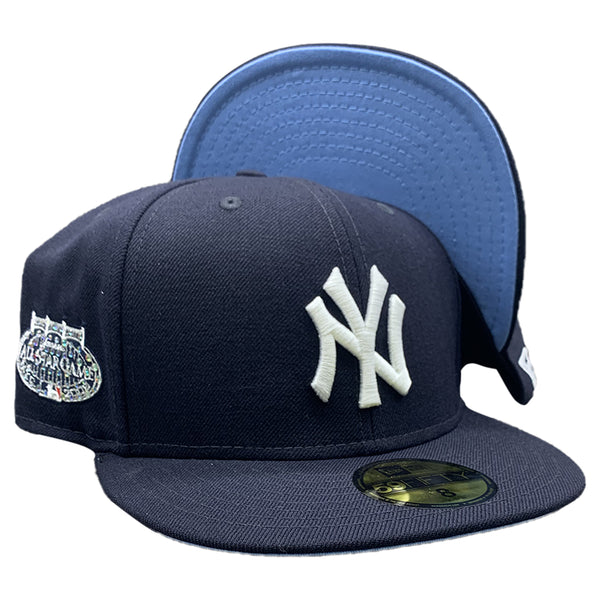 New Era New York Yankees Icy Side Patch 59fifty Fitted Hat Mens Style : 60180912