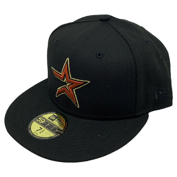 New Era Fitted 5950 Houastco 45yr Blsck Poly Mens Style : Hhh-gv-70637510
