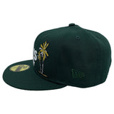 New Era Fitted 5950 Oakathco Dk Dark Green Ag Old Unisex Style : Hhh-yv-70602486