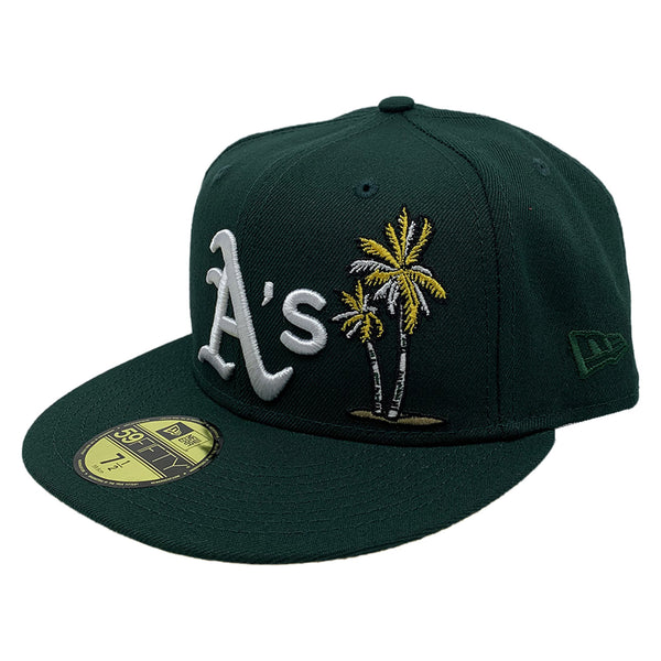 New Era Fitted 5950 Oakathco Dk Dark Green Ag Old Unisex Style : Hhh-yv-70602486