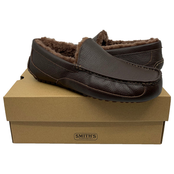 Smith's Work Wear Leather Shearling Moccasin Mens Style : Sm10032