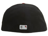 New Era Ny Yankees Fitted Black/Redgreywhite Style # 505