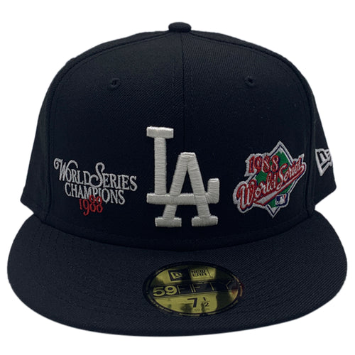 New Era FITTED HAT 59fifty 8852 Los Angeles Dodgers World Series Fitted Hats Unisex Style : 60185208