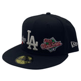 New Era FITTED HAT 59fifty 8852 Los Angeles Dodgers World Series Fitted Hats Unisex Style : 60185208