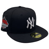 New Era  Fitted hat 59fifty New York Yankee 1999 World Series Black Unisex Style : HHH-RV-70625714