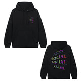 Anti Social Social Club Fuzzy Connection Hoodie Mens Style : 983037