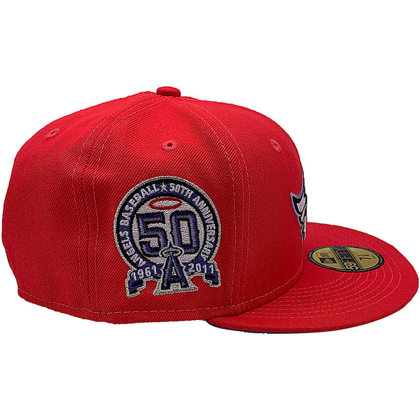 New Era 5950 Angels Baseball 50th Anniversary Hat Unisex Style : HHH-PV-70586763