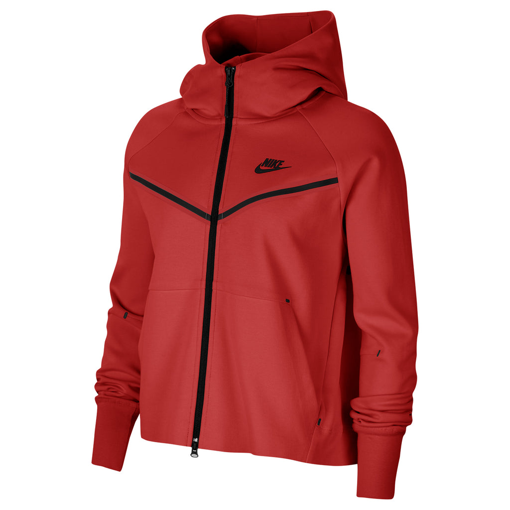 Nike Tech fleece full zip hoodie in red