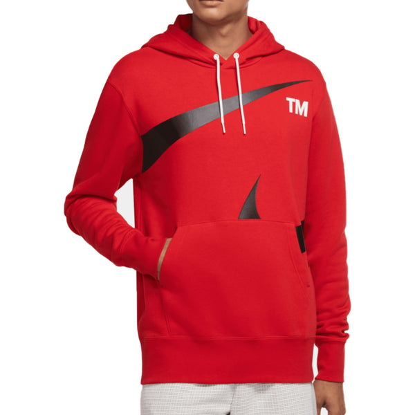 Nike Sportswear Swoosh Semi Brushed Back Hoodie Mens Style : Dd6011