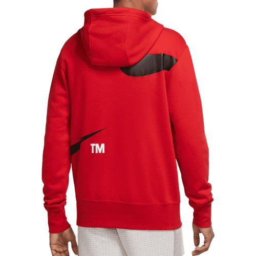Nike Sportswear Swoosh Semi Brushed Back Hoodie Mens Style : Dd6011