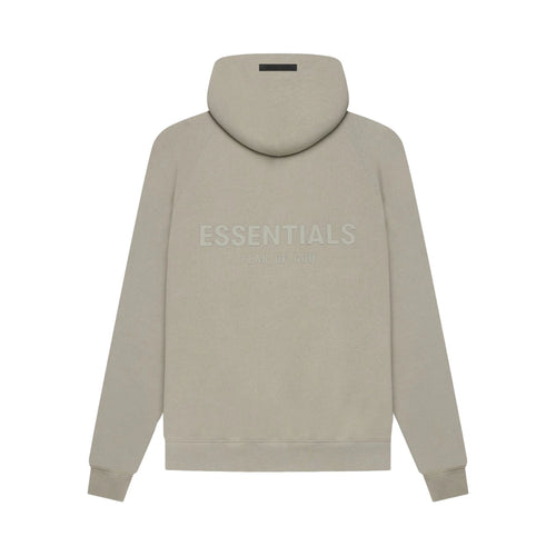 Fear Of God Essentials Back Logo Fleece Pullover Hoodie Mens Style : 619350