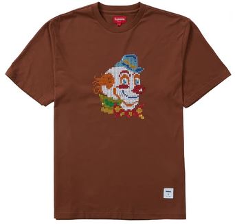 Supreme Clown Sequin S/s Top Mens Style : Fw21kn48