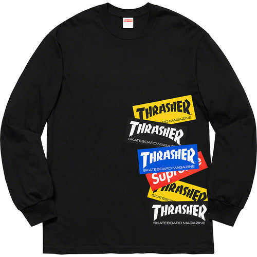 Supreme Thrasher Multi Logo L/s Tee Mens Style : Fw21t10