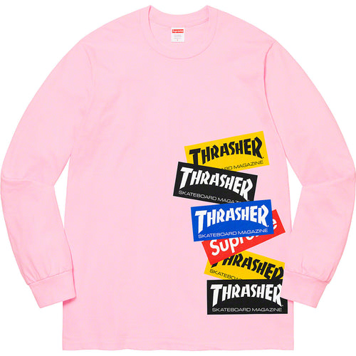 Supreme Thrasher Multi Logo L/s Tee Mens Style : Fw21t10