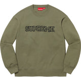 Supreme Shattered Logo Crewnck Mens Style : Fw21sw44