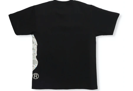 Bape Space Camo Side Big Ape Head Tee Mens Style : 912651