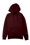 G WEST MEN`S FLEECE  PULLOVER  HOODIE- BURGUNDY