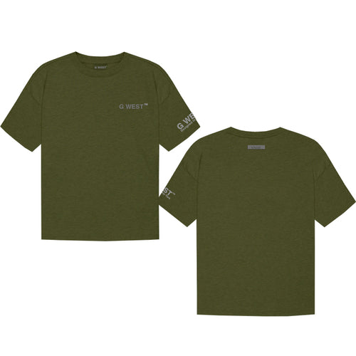 G WEST MEN`S  LIFESTYLE PREMIUM T-SHIRT -CAPULET OLIVE