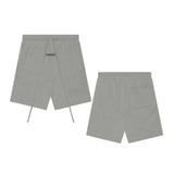 G WEST MEN`S LIFESTYLE PREMIUM SWEAT SHORTS - GRAY VIOLET