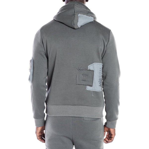 Smoke Rise Utility Fashion Fleece Hoody Mens Style : Fo21765