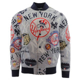 Pro Standard Ny Yankees Aop Satin Jacket Mens Style : Lny632054