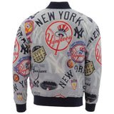 Pro Standard Ny Yankees Aop Satin Jacket Mens Style : Lny632054