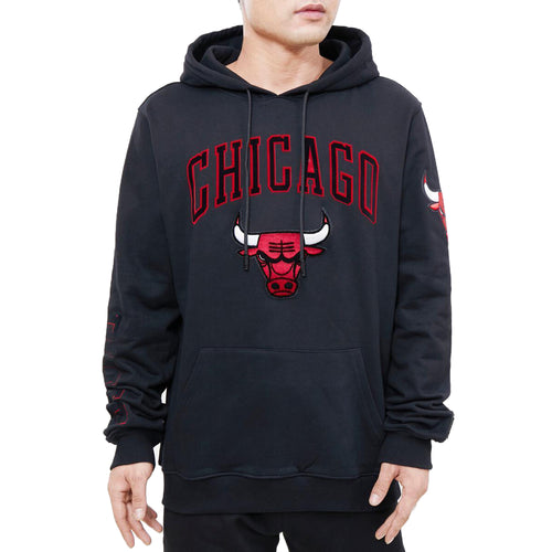 Pro Standard Nba Chicago Bulls Stacked Logo Hoodie Mens Style : Bcb552607