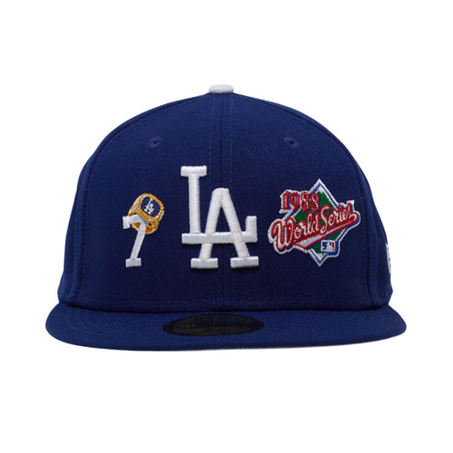 New Era Q4 Qt 59fiftylos Angeles Dodgers Fitted Hat Unisex Style : 60224545