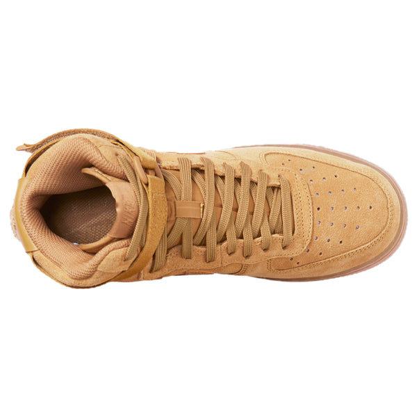 Big Kid's Nike Air Force 1 High LV8 3 Wheat/Wheat-Gum Light Brown (CK0262  700) - 6.5 