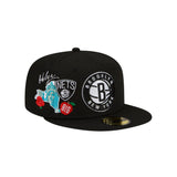 New Era 5950 Brooklyn Nets Fitted Hat Unisex Style : 60224620