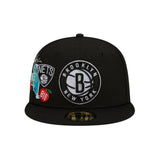 New Era 5950 Brooklyn Nets Fitted Hat Unisex Style : 60224620