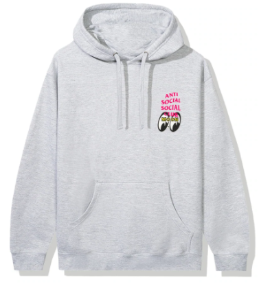 Anti Social Social Club X Mooneyes Stacked Hoodie Mens Style : 7012187