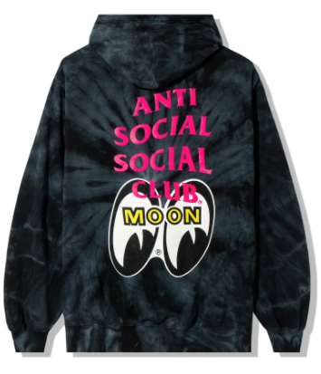 Anti Social Social Club X Mooneyes Stacked Tie Dye Hoodie Mens Style : 7012095