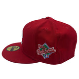 New Era Cincinnati Reds Wool World Series Side Patch 59fifty Fitted Unisex Style : 11941904