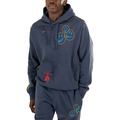 Nike Nsw Club Fleece Smile Pullover Hoodie Mens Style : Dq3520