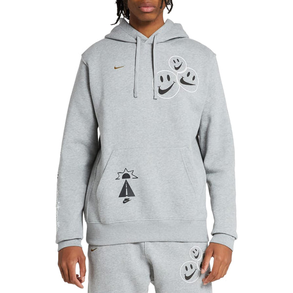 Nike Nsw Club Fleece Smile Pullover Hoodie Mens Style : Dq3520