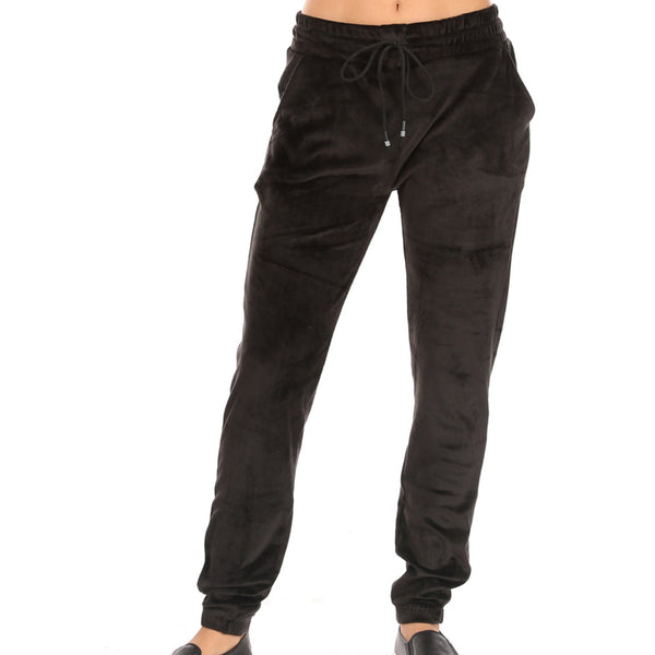 Luzette Velour Jogger Womens Style : J91025vl-sz