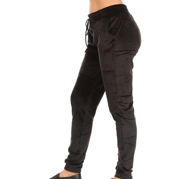 Luzette Velour Jogger Womens Style : J91025vl-sz