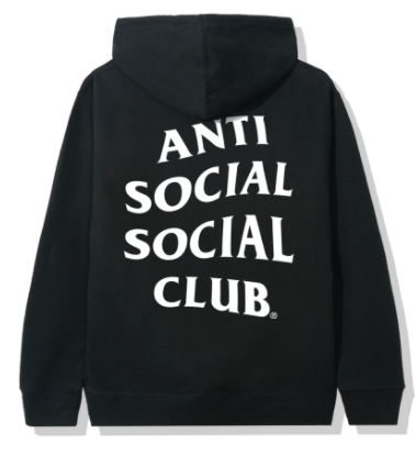 Anti Social Social Club Mind Games Hoodie Black/White