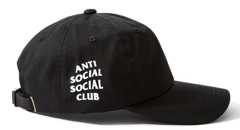 Anti Social Social Club Weird Cap Unisex Style : 92332911111