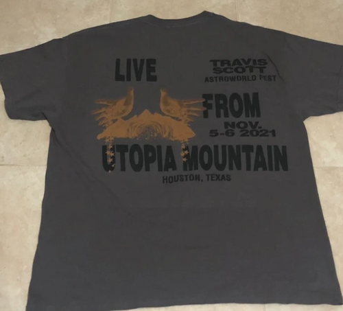 Travis Scott Astrofest Flower Portal Tee Mens Style : Af21-ss08