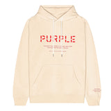 Purple-brand French Terry Stencil Logo Hoodie Mens Style : P410-fcsh222