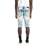 Smoke Rise Utility Fashoin Denim Short Mens Style : Js22237