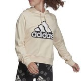 Adidas Essentials Outlined Logo Hoodie Womens Style : Hc9179