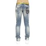 Cult Of Individuality  Rocker Slim Belted Stretch Jeans Mens Style : 621b11-rs01j