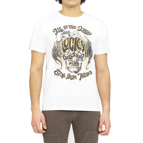 Cult Of Individuality  S/s Crew T Lucky Basatrd Mens Style : 621b11-k70