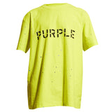 Purple-brand Paint-splatter Logo T-shirt Mens Style : 938408