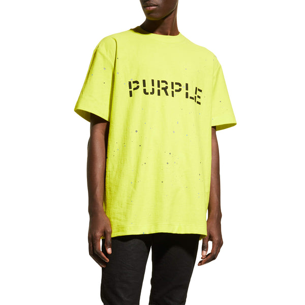 Purple-brand Paint-splatter Logo T-shirt Mens Style : 938408