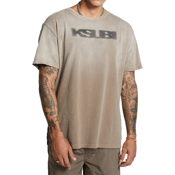 Ksubi Sott Biggie Ss Tee Clay Tee Mens Style : 5000007186